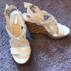 White wedges size 7